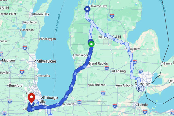GPS Trip Maps